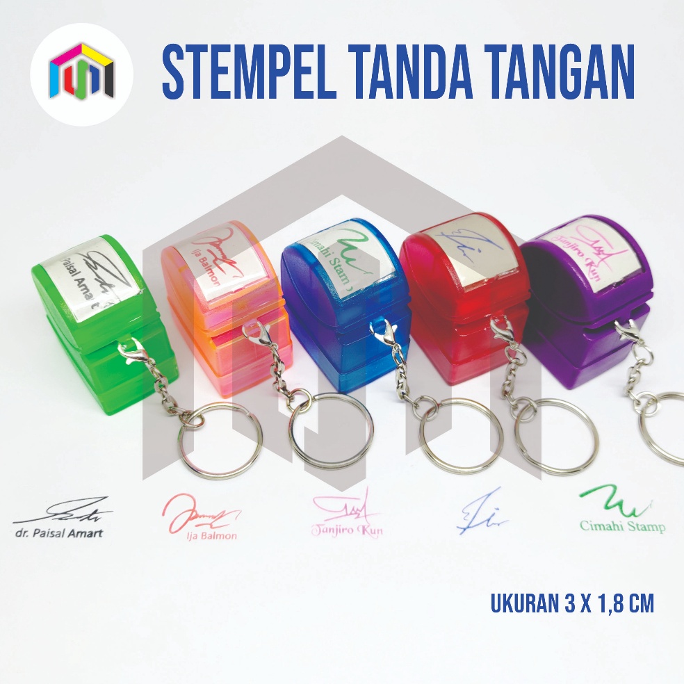 

ART X83Y Stempel Tanda Tangan 3 x 18 cm