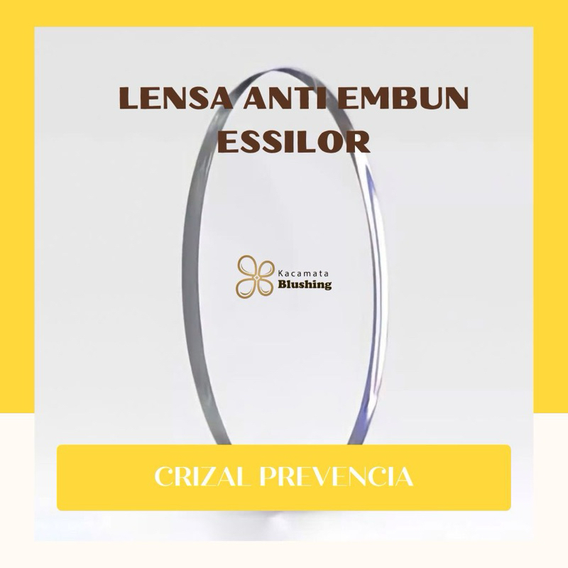 Kacamata Blushing - Lensa Essilor Crizal Prevencia / Sapphire progressive