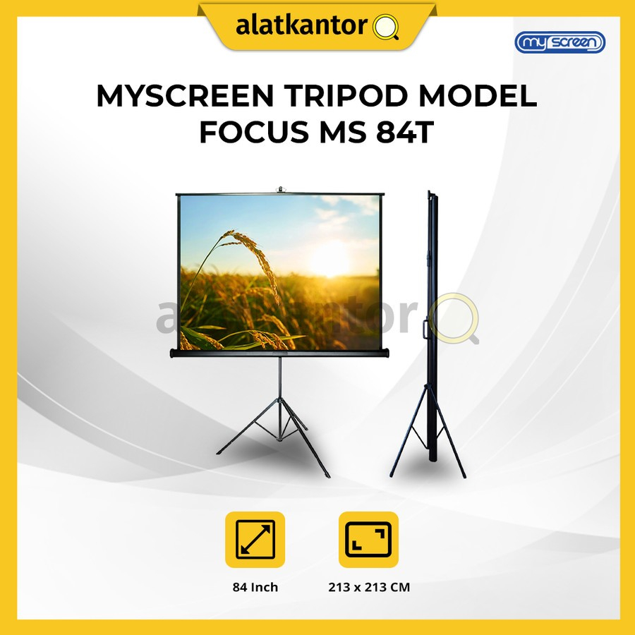 Layar Proyektor Tripod MyScreen / Screen Projektor Tripod