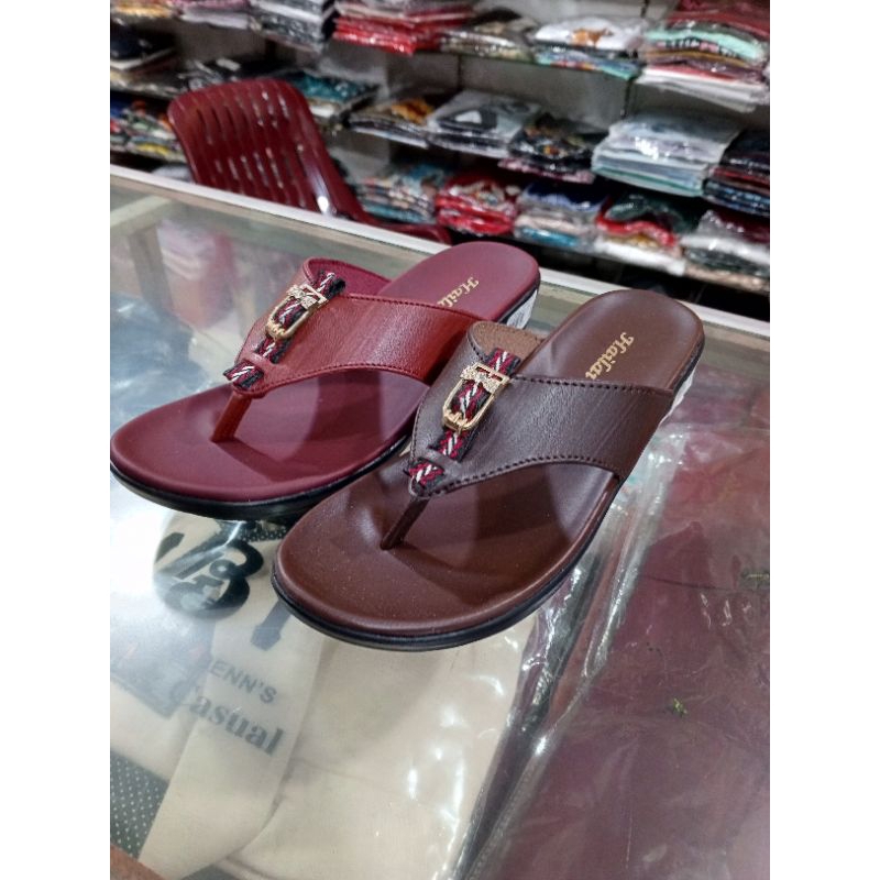 sandal hailai wedges rendah