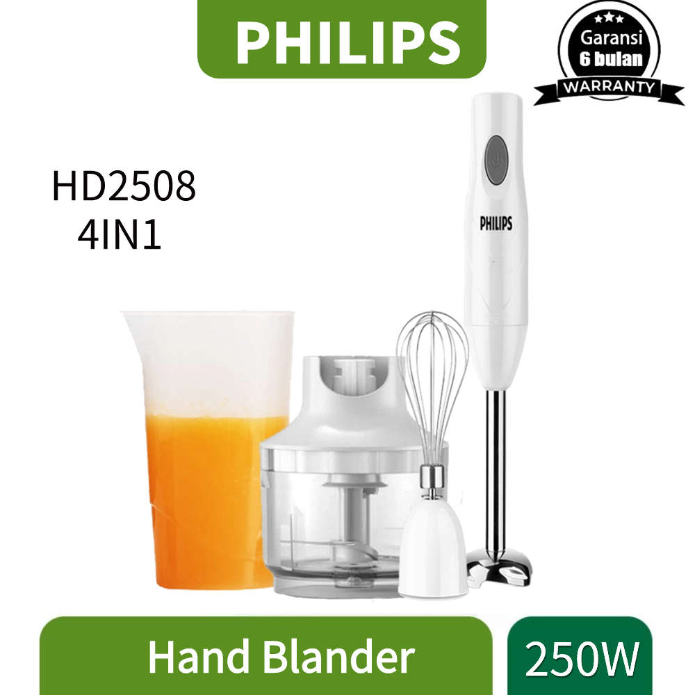 Hand Blander Philips 4in1 Mixer Blender Multifungsi Pengocok Telur Elektrik Juicy Grinde Pencampur baby food machine