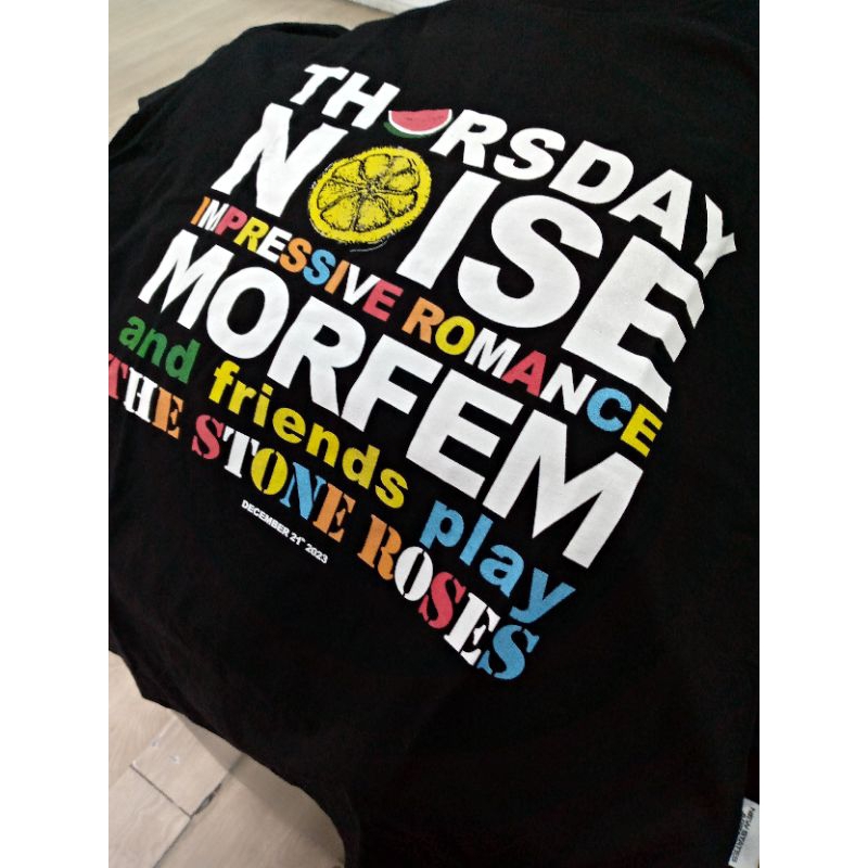 T-SHIRT KAOS MORFEM THURSDAY NOISE IMPRESSIVE ROMANCE