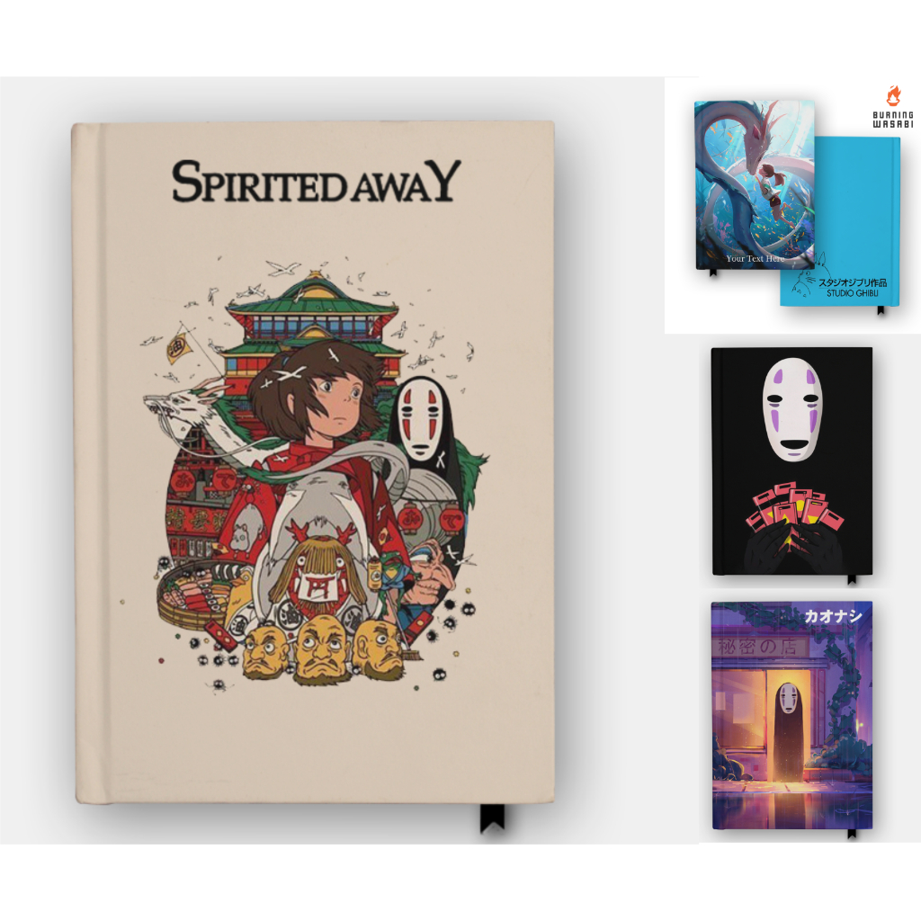 

Notebook Buku Spirited Away Kaonashi Chihiro Studi Ghibli Anime Jurnal Custom Diary Agenda