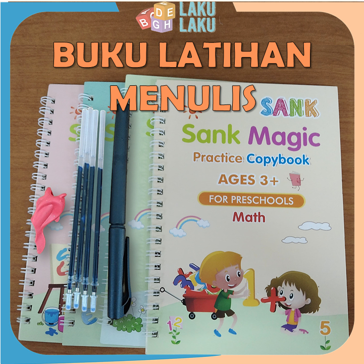 

Sank Magic Book / Buku Latihan Menulis (ISI 4 + FREE PENA AJAIB)
