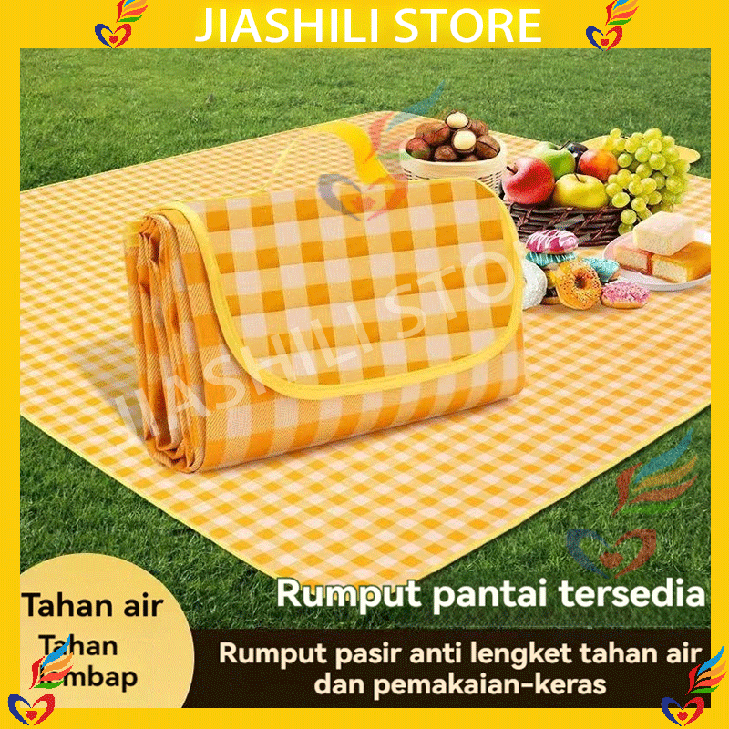 Jiashili 300*200cm Tikar Lipat/Tikar Piknik/ Alas Piknik /Tikar Pantai Anti Air