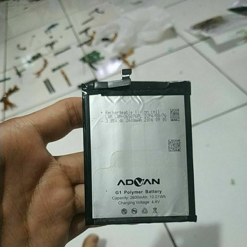 BATERAI BEKAS ADVAN G1 POLYMER BATERAI