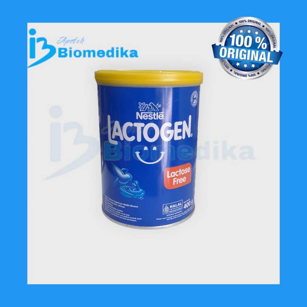 Lactogen Lactose Free 400 g - Susu Formula Bebas Laktosa 0-12 Bulan