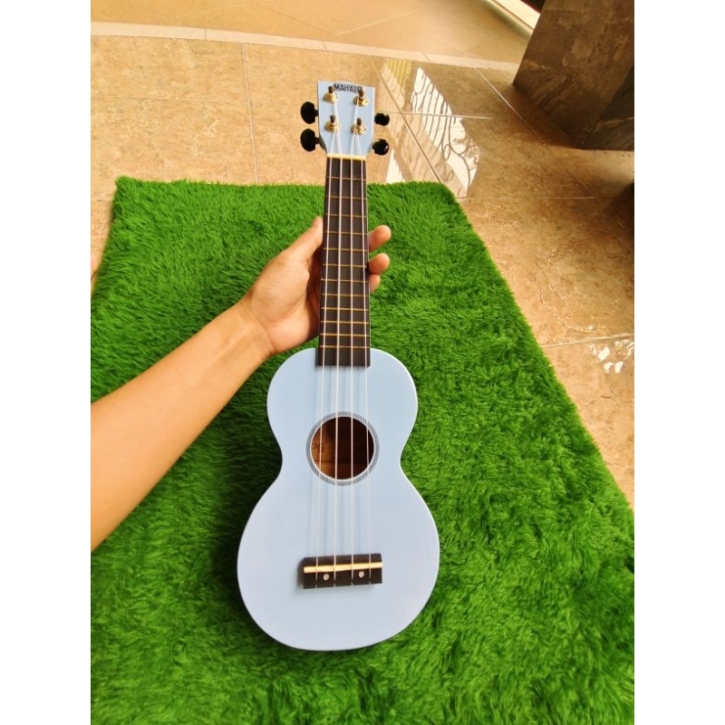 Ukulele Gitar Kecil Mahalo Warna Biru Original