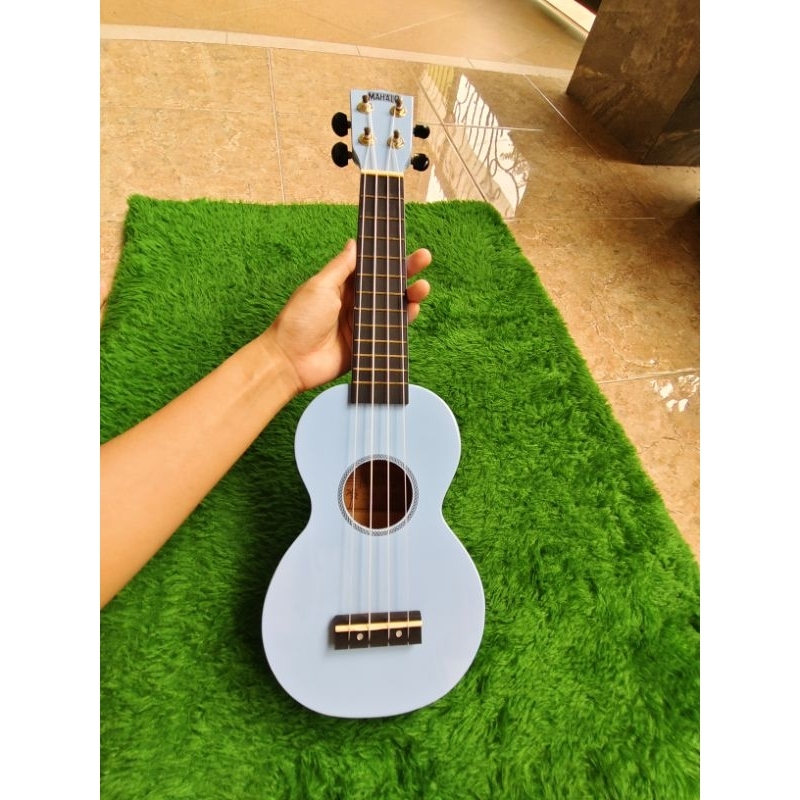 Ukulele Gitar Kecil Mahalo Warna Biru Original