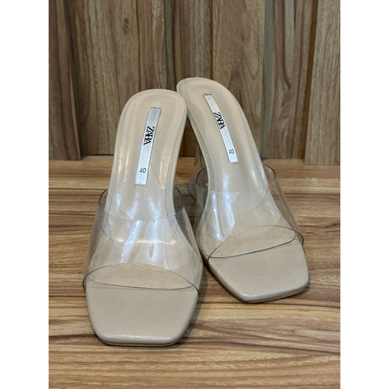 ZARA TRANSPARANT HEELS