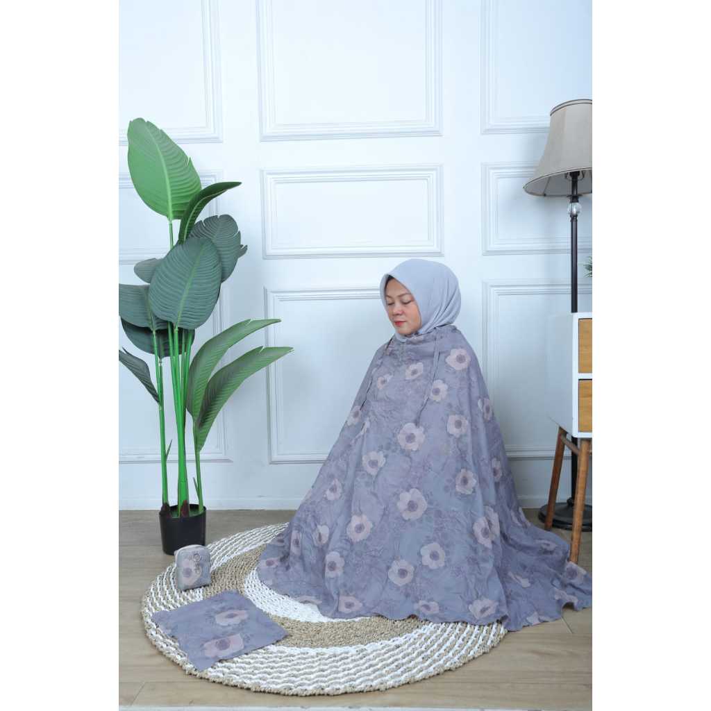 MAHESA.ID (FREE SAJADAH) - Mukena Mini Parasut Motif  Premium Korea Daily 2in1 Travel | Mukena Trave