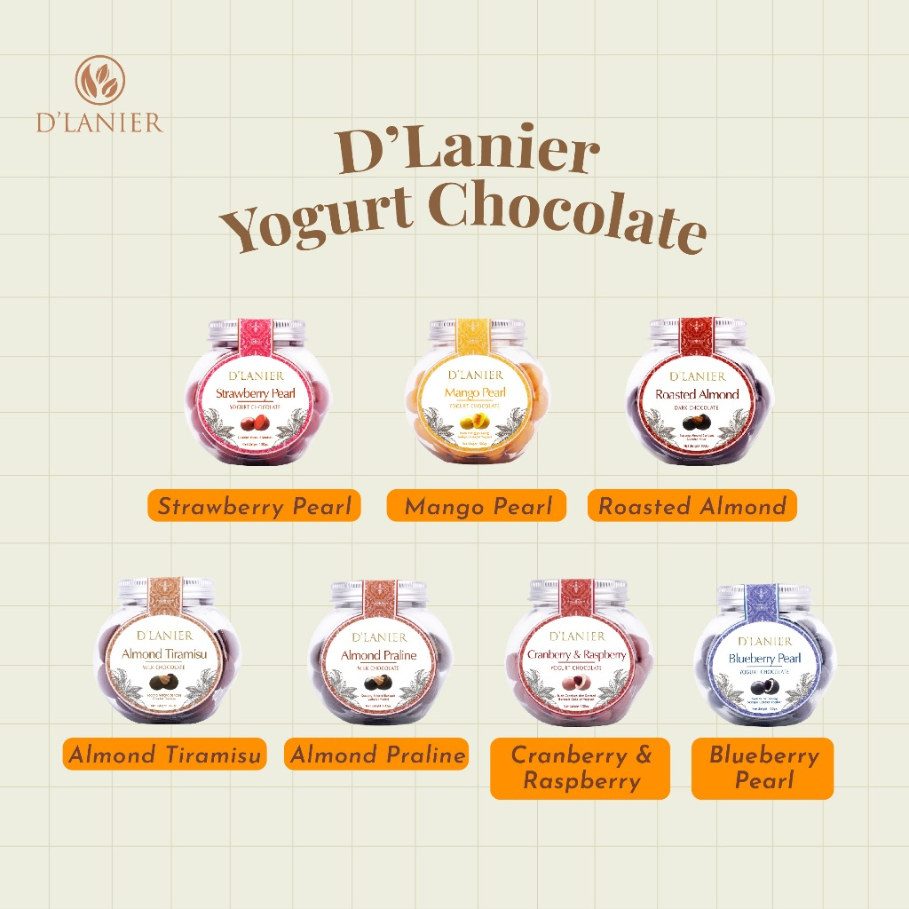 

D'Lanier Yougrt Chocolate 100g