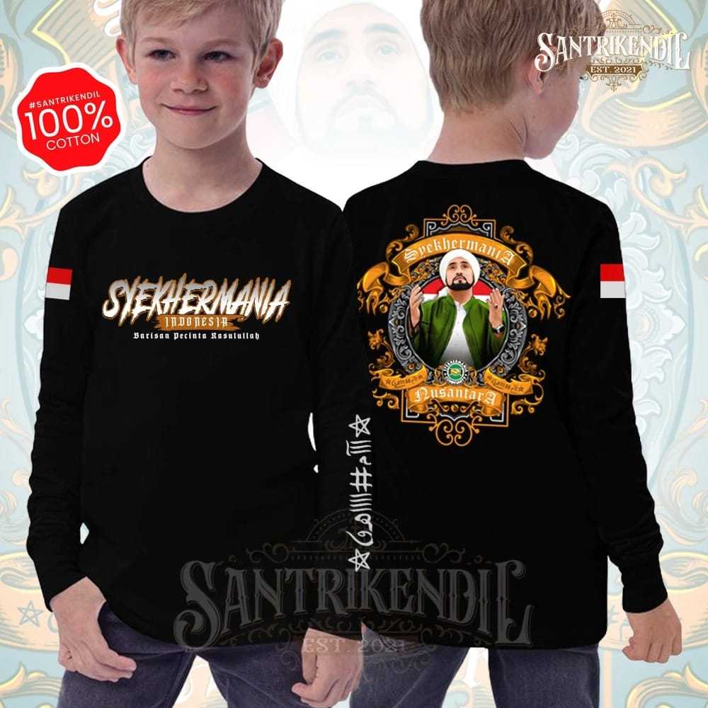 KAOS SYEKHERMANIA ANAK VOL:2 (SABLON KUNING) / KAOS SYEKHERMANIA KEREN KUALITAS DISTRO 100% CATTON C