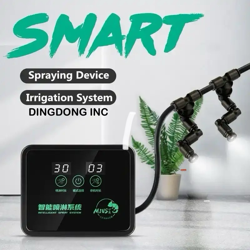 MIUS MISTING TIMER OTOMATIS CHAMELEON SPRAY WATERING SYSTEM SPRAYER PALUDARIUM TERRARIUM