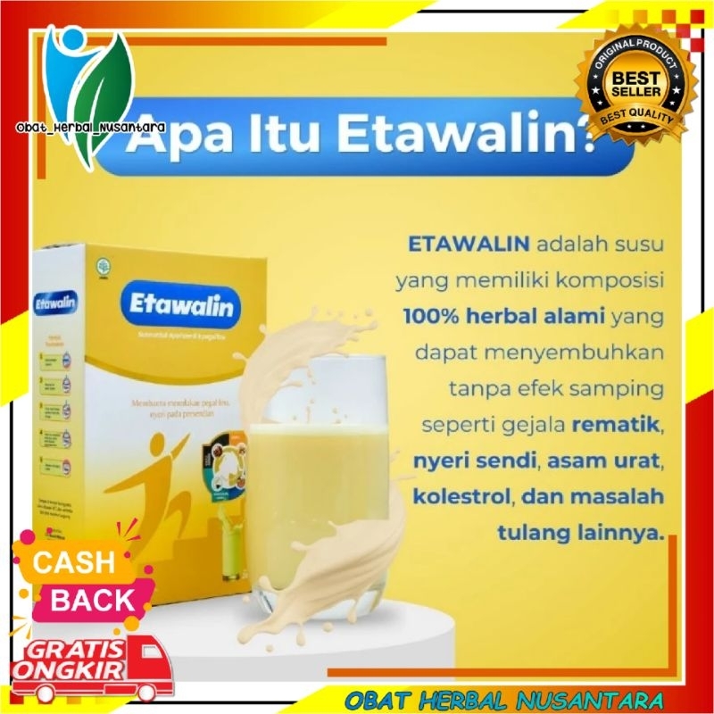 

Etawalin – Susu Kambing Etawa Tingkatkan Kepadatan & Kesehatan Tulang Sendi Susu Anti Asam Urat Rematik Reumatik Nyeri Sendi 200gr original