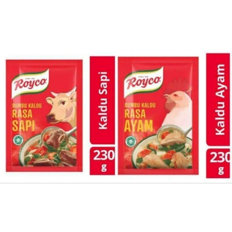 

BUMBU KALDU/PENYEDAP RASA ROYCO AYAM/SAPI 230 GRAM