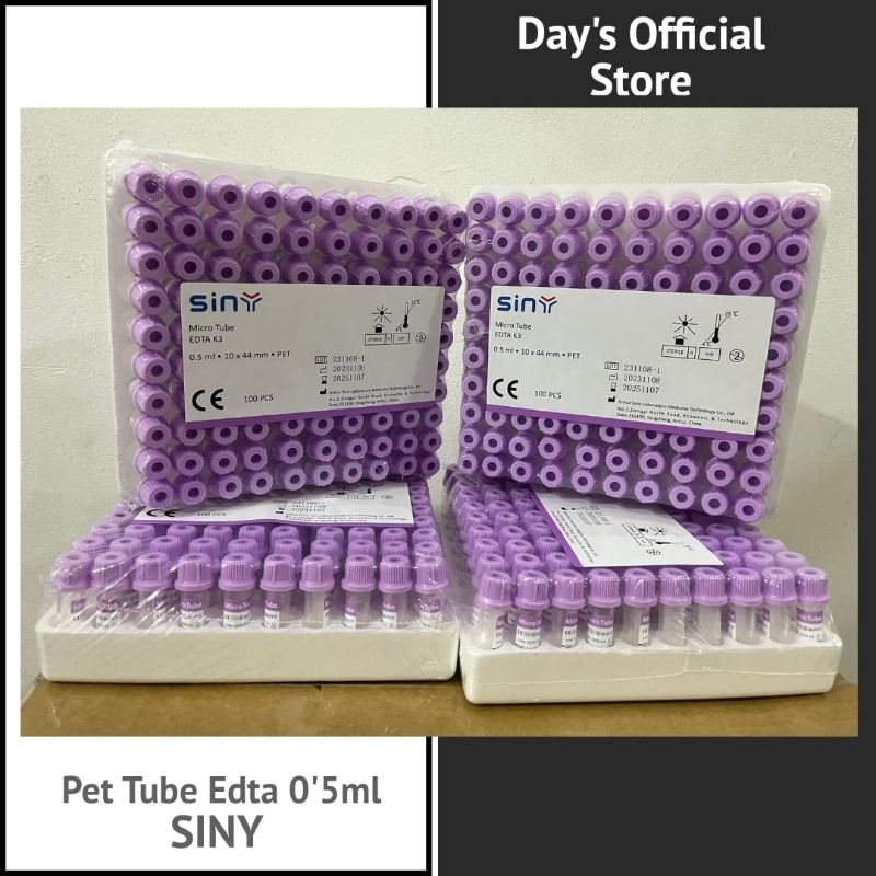 Pet Tube Edta-K3 0,5ml