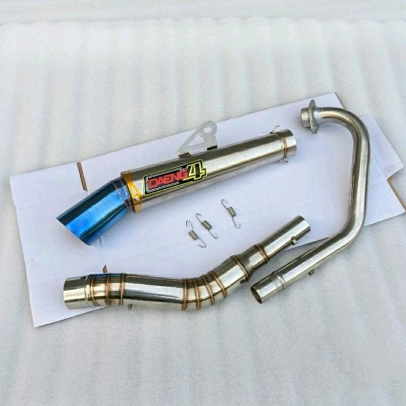 Knalpot Daeng Sai4 Supra Gtr, Vixion Sonic Megapro Tiger Gsx Verza dll