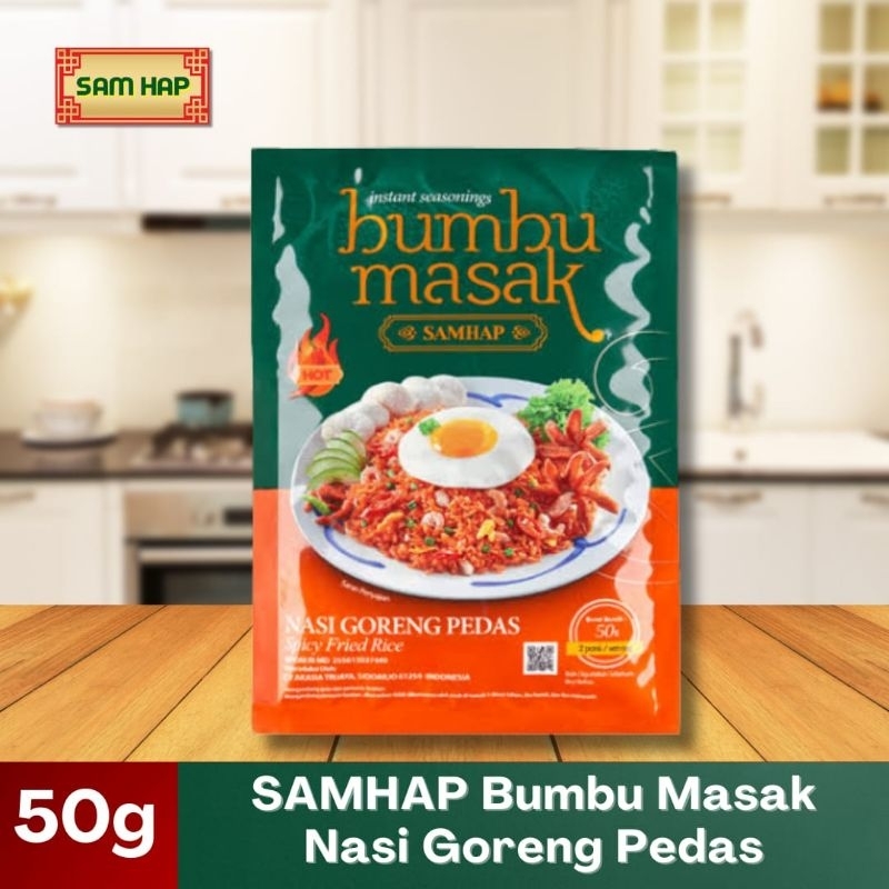 

SAMHAP Bumbu Masak Nasi Goreng Pedas 50g | Bumbu Nasi Goreng Pedas