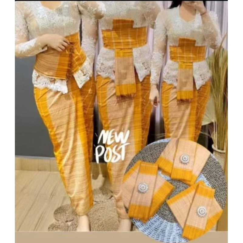 endek dobol set slendang