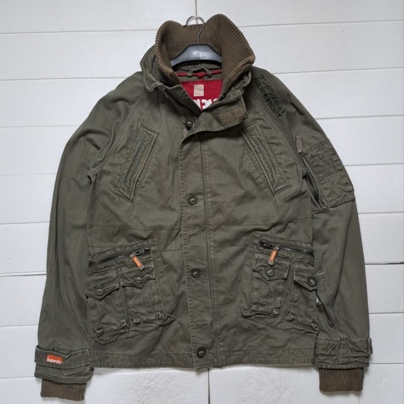 JAKET PARKA UTILITY SUPERDRY SIZE L