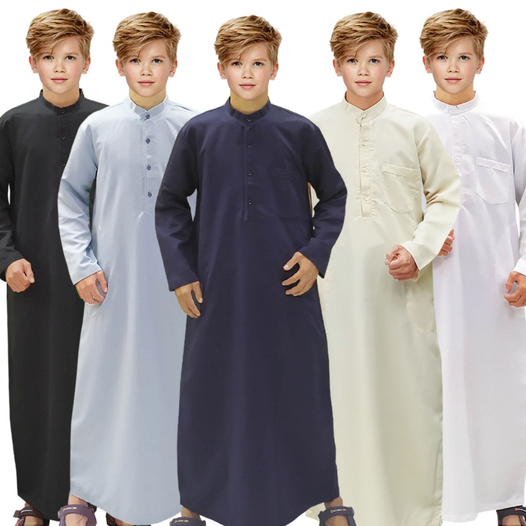 Koko Anak Jubah Anak Laki Laki Gamis Anak Laki Laki 3-17 Tahun