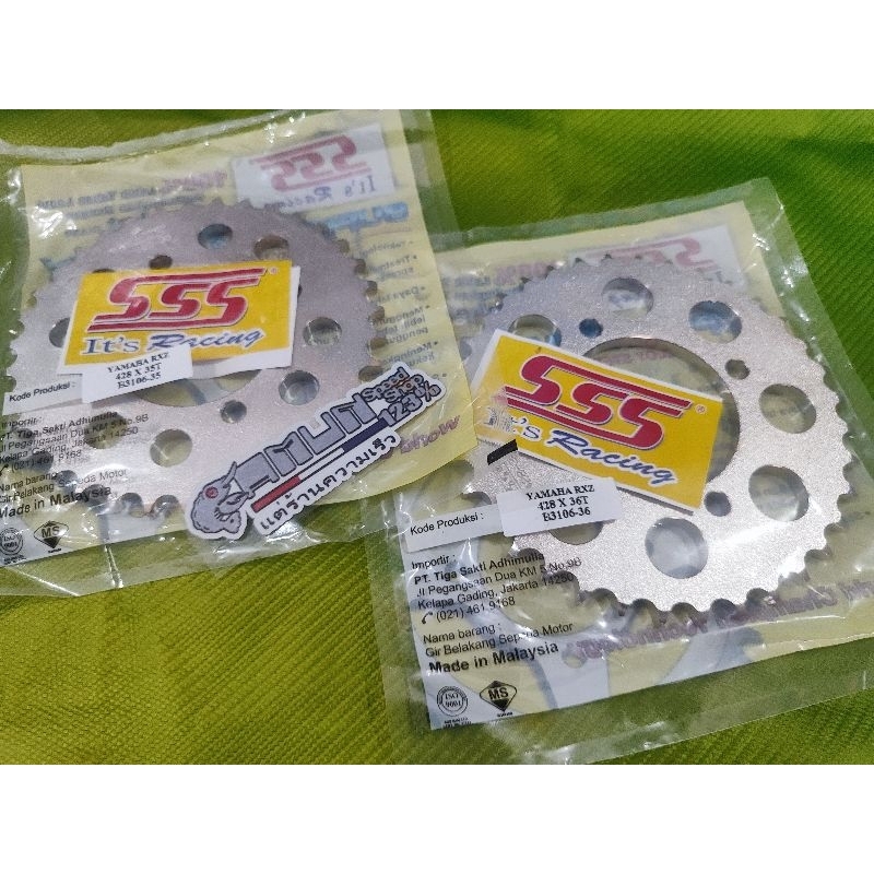 gear gir belakang sss 428 35 36 RX KING jupiter z MX vega Fizr