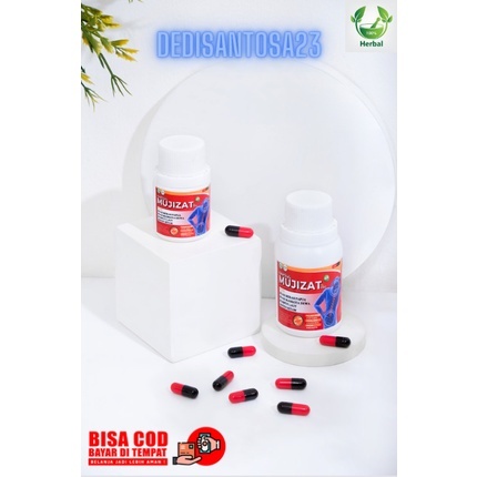Kapsul Mujizat Obat Asam Urat, Rematik, Pegal Linu, Sakit Pinggang, Nyeri Sendi, Stroke