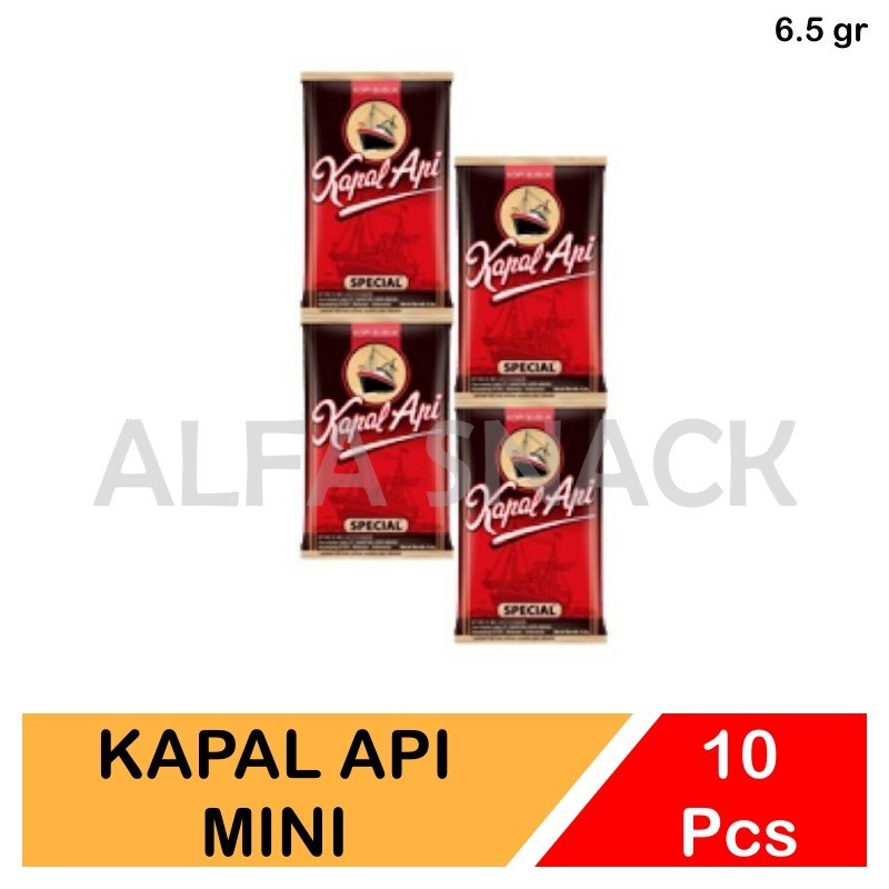 

Kopi Kapal Api Mini Special 1 Renceng (10 sachet x 6.5 gram)