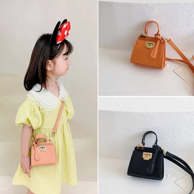 Real produkKodes9S3e TAS SLEMPANG ANAK PEREMPUAN TAS SELEMPANG SLINGBAG ANAK FASHION KOREA ANDIN