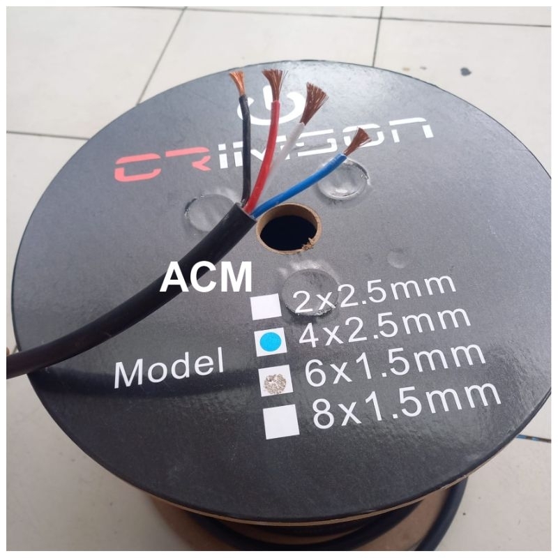 KABEL SPEAKER CRIMSON 4X2,5 JUAL ECERAN HARGA PERMETER KABEL ISI 4