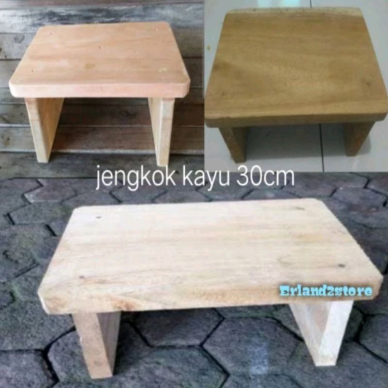 jengkok kayu bangku dingklik multifungsi