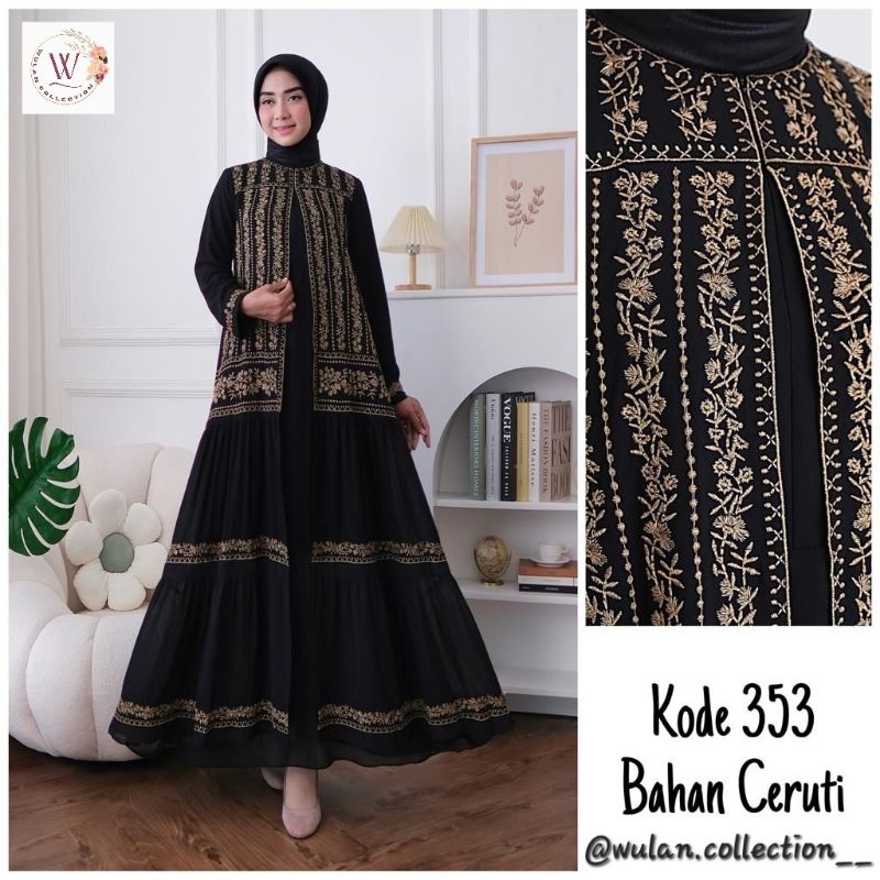 Gamis Ceruti Mix Bordir
