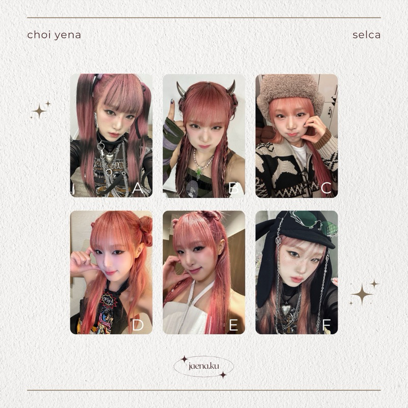 [YENA] PHOTOCARD SELCA 1 CHOI YENA UNOFFICIAL