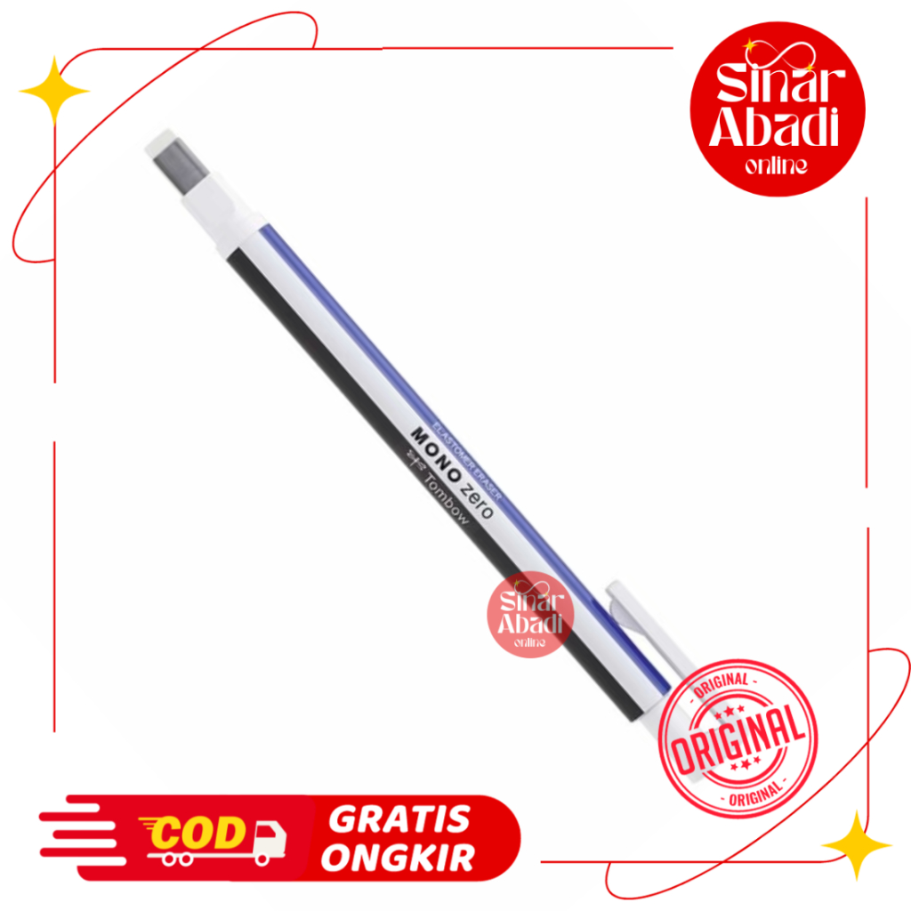 

PENGHAPUS / ERASER TOMBOW MONO ZERO 2.5 MM RECTANGULAR ( KOTAK )