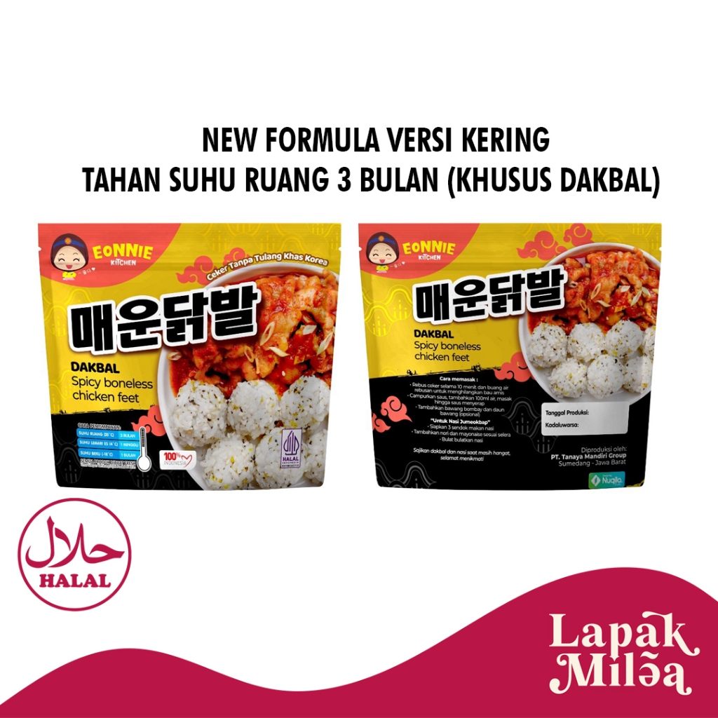 [ALL VARIAN Eonnie Kitchen ] Topokki Rabokki Odeng Dakbal Ceker Pedas Tanpa Tulang Corndog Tteokochi