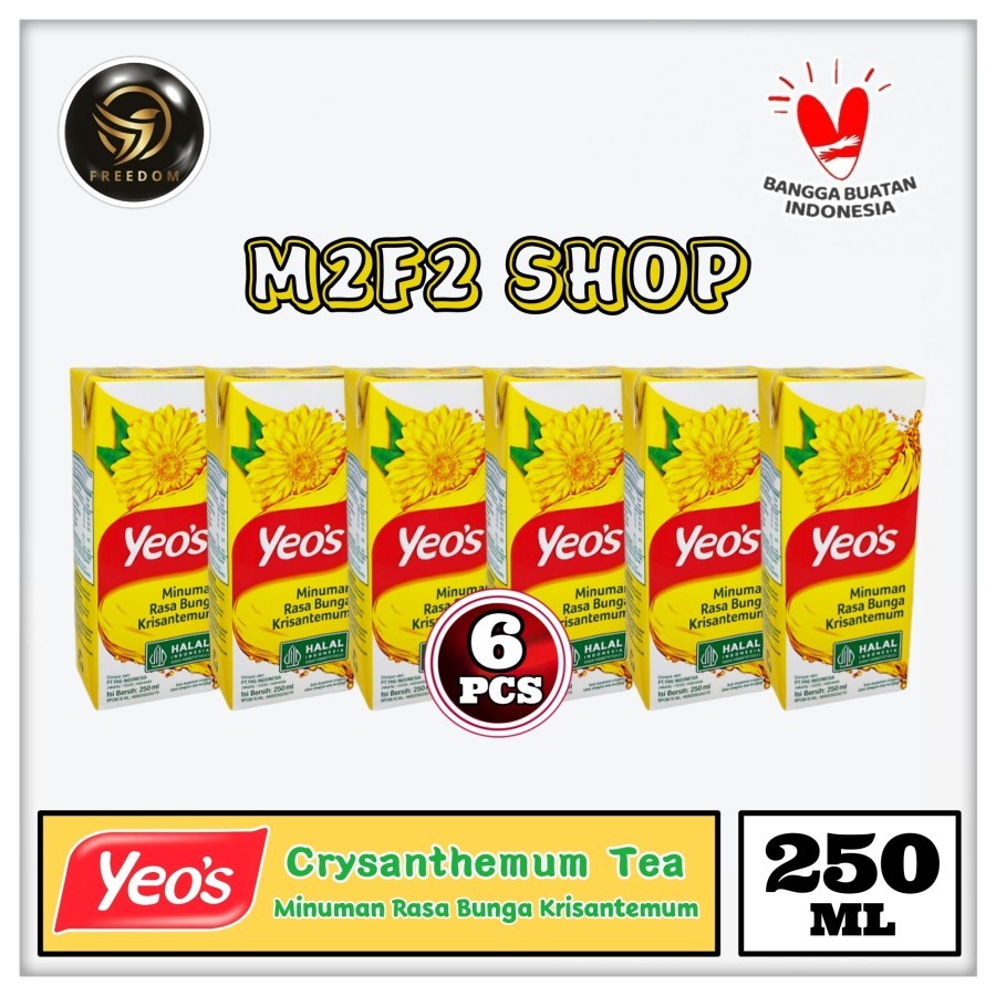 

Yeos Minuman Berperisa Sari Bunga Krisantemum | Chrysanthemum Tea Flavoured Kotak UHT - 250 ml (Kemasan 6 Pcs)