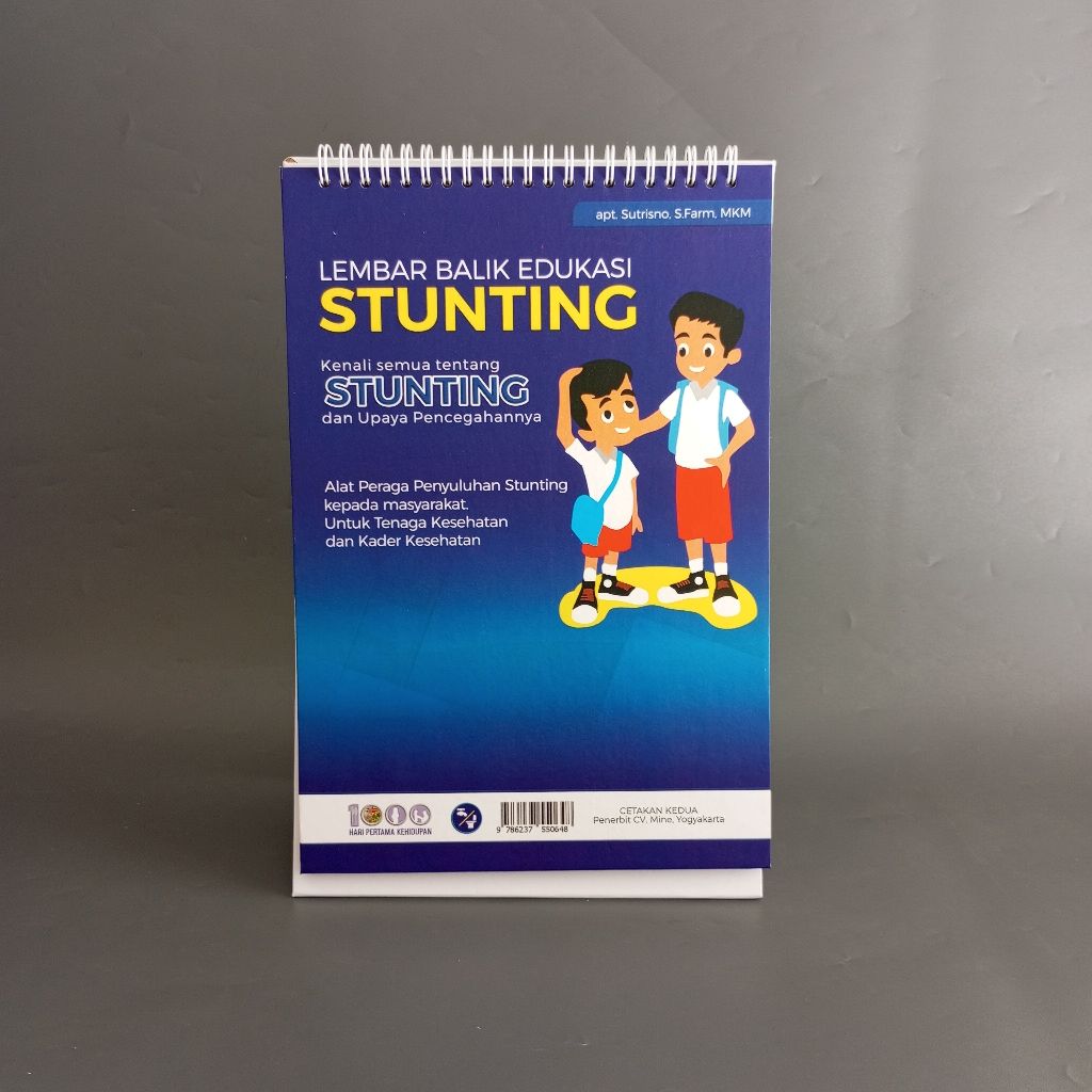 Buku Lembar Balik Stunting/ Lembar Balik Promkes/ Lembar Balik Gizi/ Media Edukasi