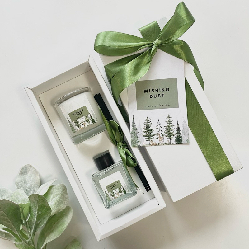 7 VARIAN HAMPERS SET SCENTED CANDLE REED DIFFUSER by madame berdin | Giftset Candle | Kado Ulangtahu