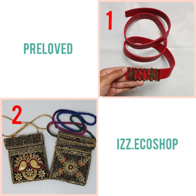 *PRELOVED*ikat pinggang, accesories wanita,tas hp,tas kecil,tas selempang