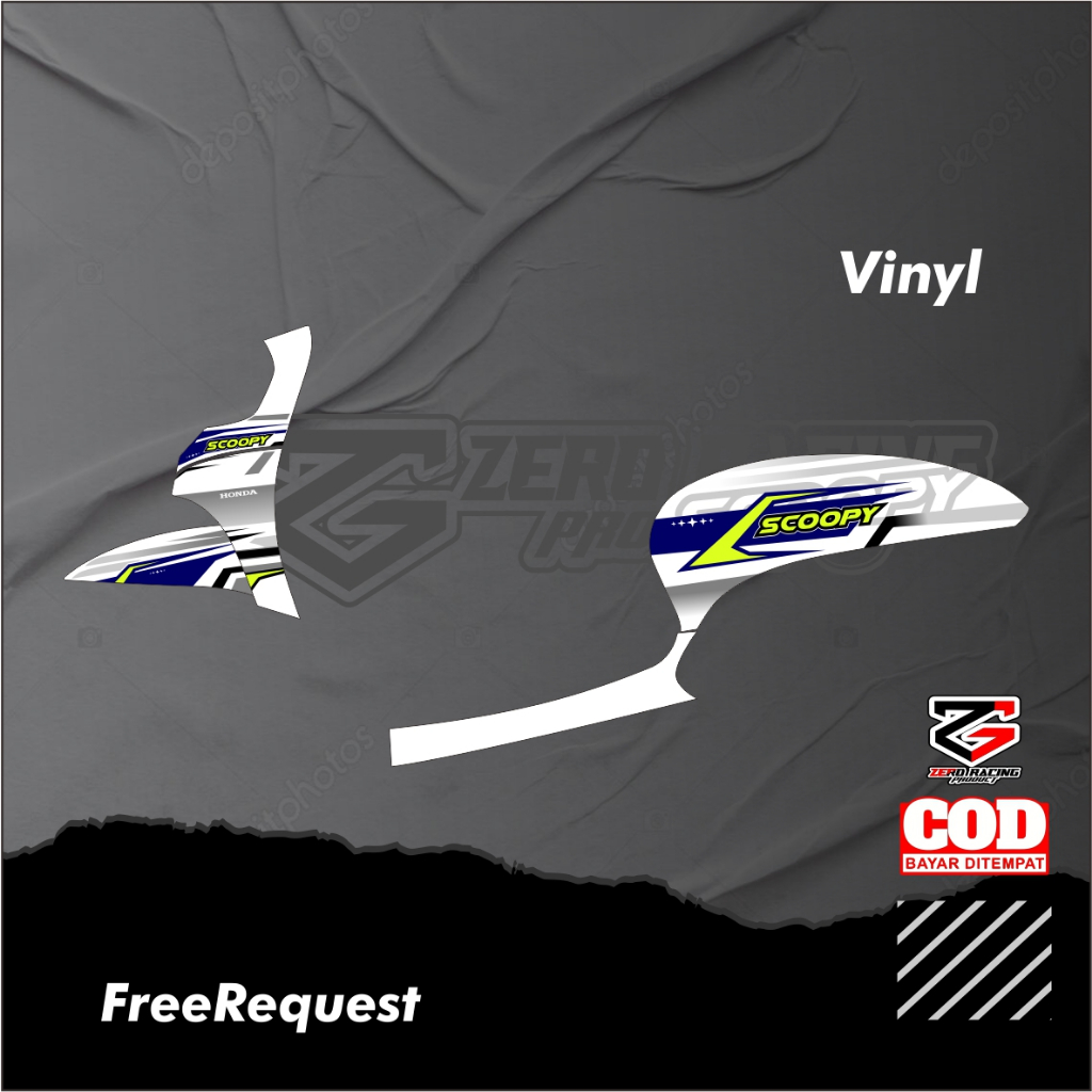 striping stiker honda scoopy new desain free request nama nmr