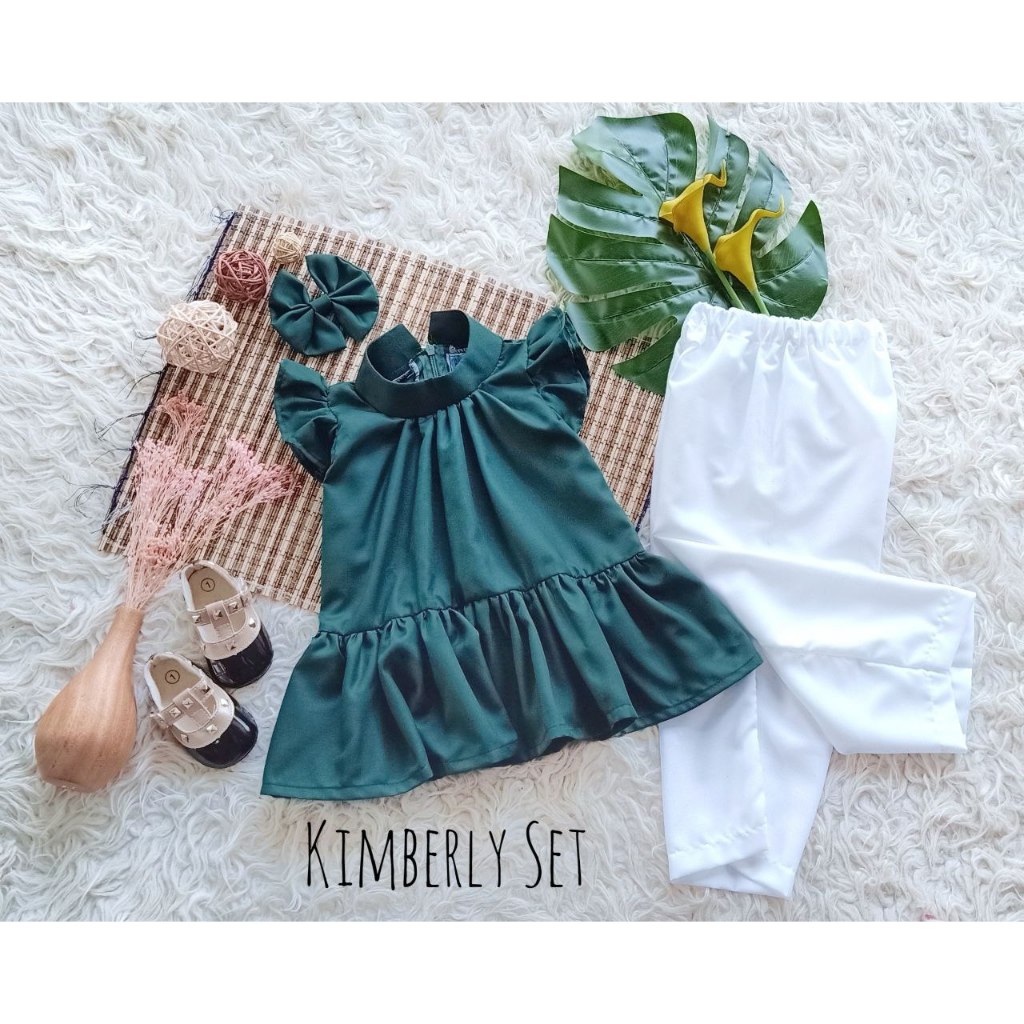 KIMBERLY SET / BAJU ANAK / PAKAIAN ANAK PEREMPUAN / BAJU BERMAIN / PAKAIAN ANAK-ANAK
