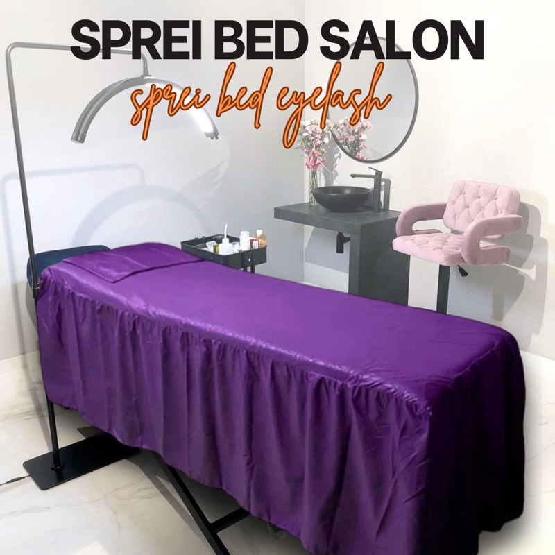 Sprei Bed Facial Eyelash Sprei Bed Salon Sprei Klinik Kecantikan Sprei Salon Rumbai