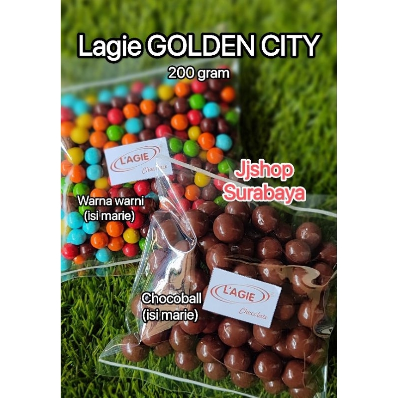 

2Xbtygneal Sakha Snack ) Coklat Lagie Golden City 200Gram