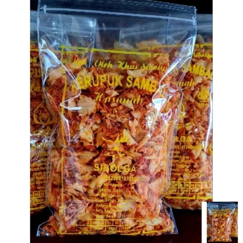 

keripik sambal teri sibolga 500g