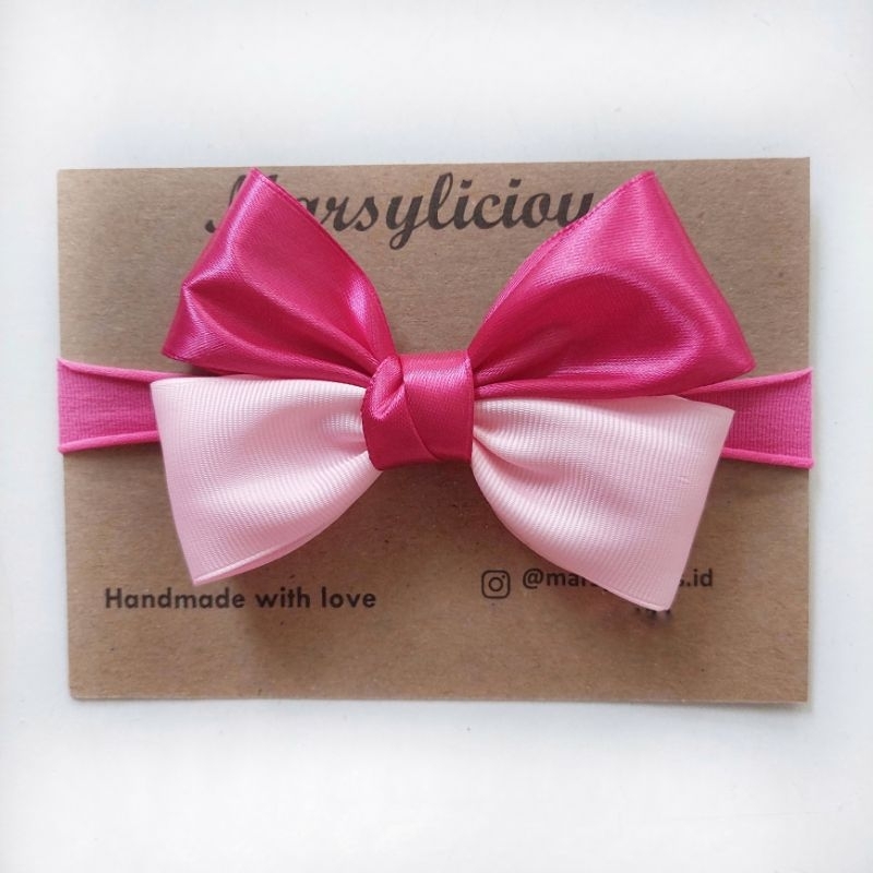 Marsylicious : Headband / Hairpin - Annelise (Barbie Collection) (Jepit bandana barbie pink)