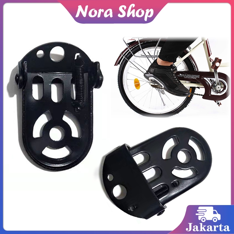 2Pcs Pijakan Kaki Sepeda Anak Footstep Sepeda Lipat Jalu Kaki Sepeda Pijakan Sepeda Lipat Belakang