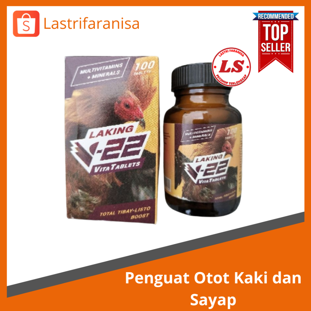 V22 LAKING Doping Ayam Jadikan Kekuatan Otot Kaki dan Sayap Ayam