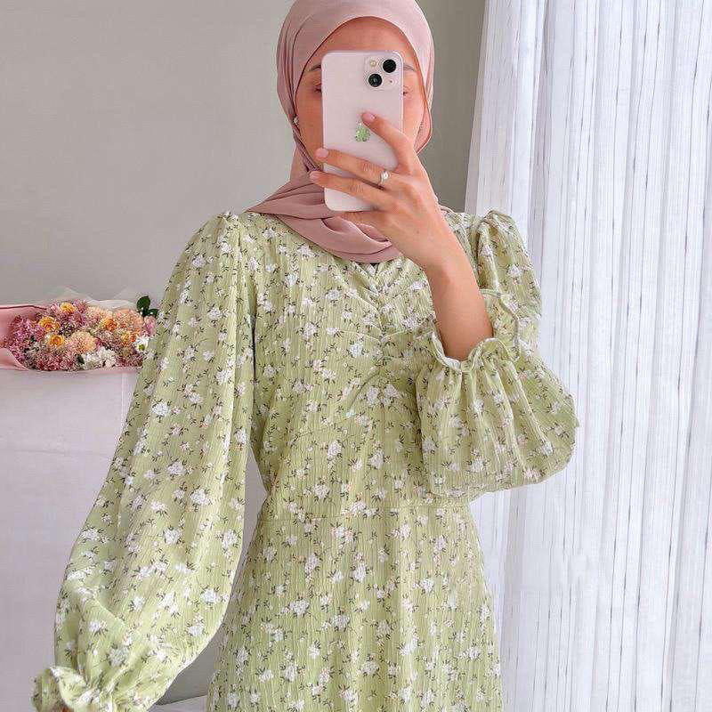 BEBENGKRIBBO - GAMIS KEKINIAN ANAK REMAJA ABG / DRESS KONDANGAN MODEL ELEGAN / ELENA SHAKILA MAXI DR