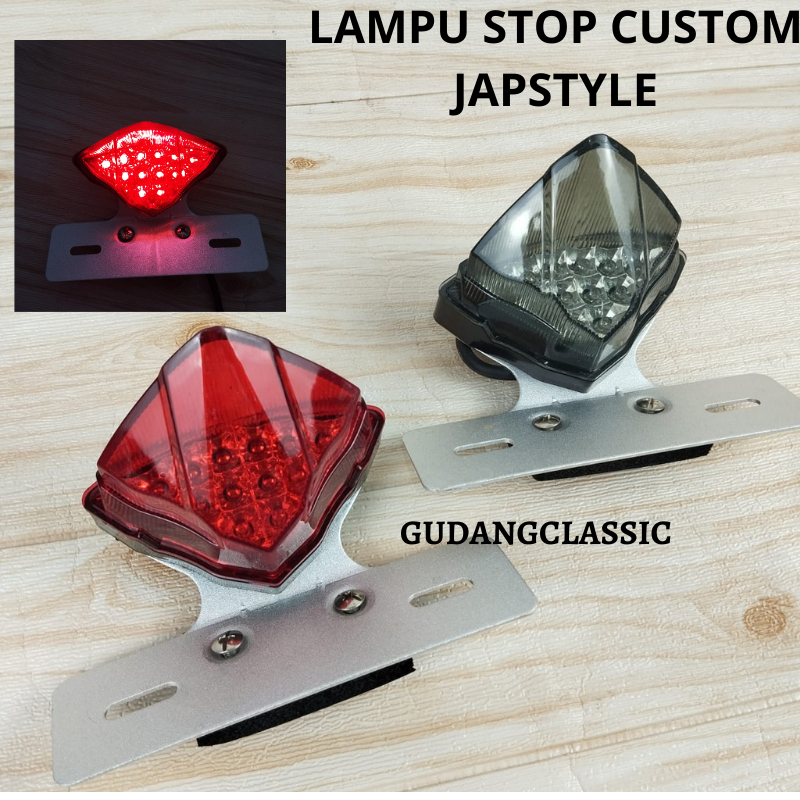 LAMPU STOP BELAKANG STOPLAMP STOP LAMP MOTOR CUSTOM JAPSTYLE